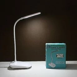 Unbranded Lampe Sans Fil Gladle Led Lampe De Bureau, Lampes De Table à Piles, Lampe De Lecture Dimmable Rechargeable Avec Minuterie, Lampe Tactile à Col De Cygne Réglable Pour -Glass Vases Boutique de vente 490027055 max