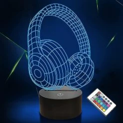Unbranded Illusion D’optique 3d Lampe Casque