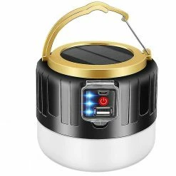 Tmall 280w Solar Led Camping Light Tente Lampe Ampoule Usb Lanterne Rechargeable Lampe De Poche