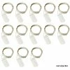 Unbrand 12pcs Led String Lights Lampe Hanging Garden Festivals Noël Décoration De Mariage