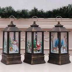 Unbrand Led Noël Vacances Amour Et Paix Lumières Portable Petite Lampe à Huile Décoration De Bureau -Glass Vases Boutique de vente 496253914 max