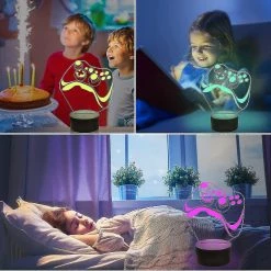 Unbranded Shxx Attivolife Gamepad 3d Lampe, Hologram Illusion Controller Night Light Pour Enfant 3d8l-513 9 Unbranded Shxx Attivolife Gamepad 3d Lampe, Hologram Illusion Controller Night Light Pour Enfant 3d8l-513 -Glass Vases Boutique de vente 504176635 max
