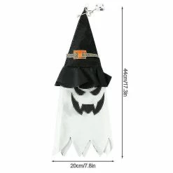 Unbranded Hanging Ghost Led Lights Set Halloween Décoration Ghost Led Lights Glowing Horror Props Ghost Witch Hat Lampe Suspendue -Glass Vases Boutique de vente 504457236 max