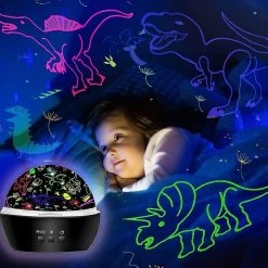 Ssxjv Cadeaux Garçons Projecteur De Lumière De Nuit Dinosaure Pour Enfants, Cadeaux De Noël Pour Garçons Filles, Lampe De Dinosaure Rotative 360 Avec 8 Modes De Lumière Colorés Pour Enfants, B -Glass Vases Boutique de vente 505813011 max