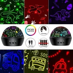 Ssxjv Cadeaux Garçons Projecteur De Lumière De Nuit Dinosaure Pour Enfants, Cadeaux De Noël Pour Garçons Filles, Lampe De Dinosaure Rotative 360 Avec 8 Modes De Lumière Colorés Pour Enfants, B -Glass Vases Boutique de vente 505813014 max