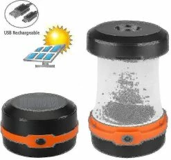 Unbranded Lampe De Poche Zysd Camping Lantern, Pliable, Lampe De Camping 2 En 1 Et Crochet,