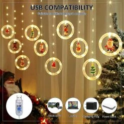 Unbranded Décoration De Noël Usb Led Fairy String Light Fenêtre Rideau Lampe Suspendue 9 Unbranded Décoration De Noël Usb Led Fairy String Light Fenêtre Rideau Lampe Suspendue -Glass Vases Boutique de vente 509531477 max