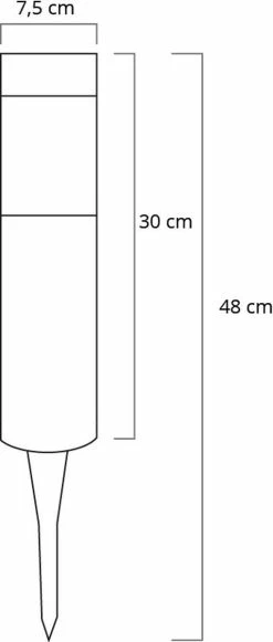 Solarlampkoning Lampe Solar Sur Piquet LED Lucifer Eclairage De Chemin En Acier Inoxydable - Set 2 Pièces 7 Solarlampkoning Lampe Solar Sur Piquet LED Lucifer Eclairage De Chemin En Acier Inoxydable - Set 2 Pièces -Glass Vases Boutique de vente 510x1200 1