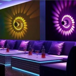 Unbranded 3w Rgb Led Applique Spirale Éclairage Couloir Lampe Chambre Lampe Intérieure -Glass Vases Boutique de vente 511448049 max