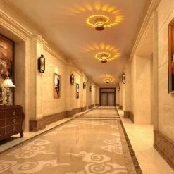 Unbranded 3w Rgb Led Applique Spirale Éclairage Couloir Lampe Chambre Lampe Intérieure -Glass Vases Boutique de vente 511448076 max