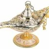 Magene Mini Lampe De Lumière Génie, Aladdin Lumière Magic Génie Lumière Métal Sculpté Hollow_ (coûtacheté)