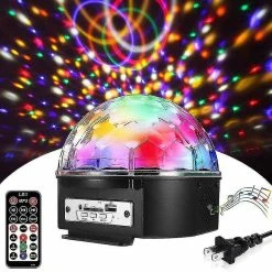 Magene Led Bluetooth Éclairage Télécommande & Contrôle Sonore Lampe De Scène Magic Crystal Ball Lights Son / Musique Light Show Pour Dj Bar Ktv Party Anniversaire Mariage Partie