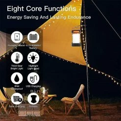 Magene Tente De Camping Lumière Solaire Randonnée Torche Pliable Lanterne Rechargeable Lampe De Poche -Glass Vases Boutique de vente 513164305 max