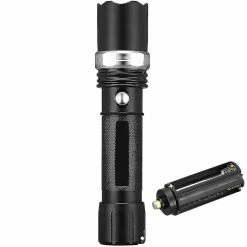 Unbranded Lampe De Poche Led 90000lm Rechargeable Randonnée T6 Torche + Chargeur