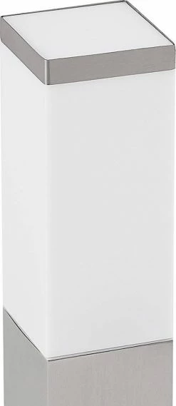 ELC - Lampe D'extérieur - 1lumière - Acier Inoxydable, Plastique - H: 45 Cm - E27 - Acier Inoxydable, Blanc -Glass Vases Boutique de vente 521x1200