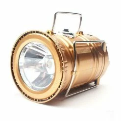 Szlwmy Led Camping Lamp Solar, Led Camping Lantern Imperméable à L’eau, Lampe D’urgence Avec Poignée, Besoin D’installer Une Batterie Pour Hikin
