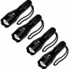 Unbranded 4 Pcs Militaire Grade 5 Mode Xml T6 S3000 Lumens Tactique Led Lampe De Poche Étanche