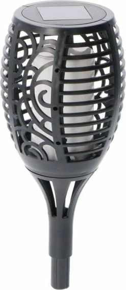 Proventa Lampe Solaire Torch Small Noire Avec Effet Flamme -Glass Vases Boutique de vente 524x1200