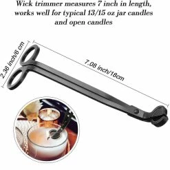 Unbranded 3pc Bougie Mèche Huile Lampe Acier Inoxydable Ciseaux Cutter Snuffers Outils -Glass Vases Boutique de vente 525249113 max