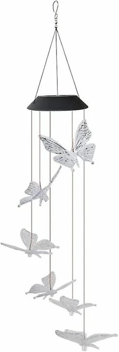 Unbranded Lampe Solaire Led Butterfly Wind Chime Paysage Deco Lumières Pour Outdoor / Indoor Garden Decoratio