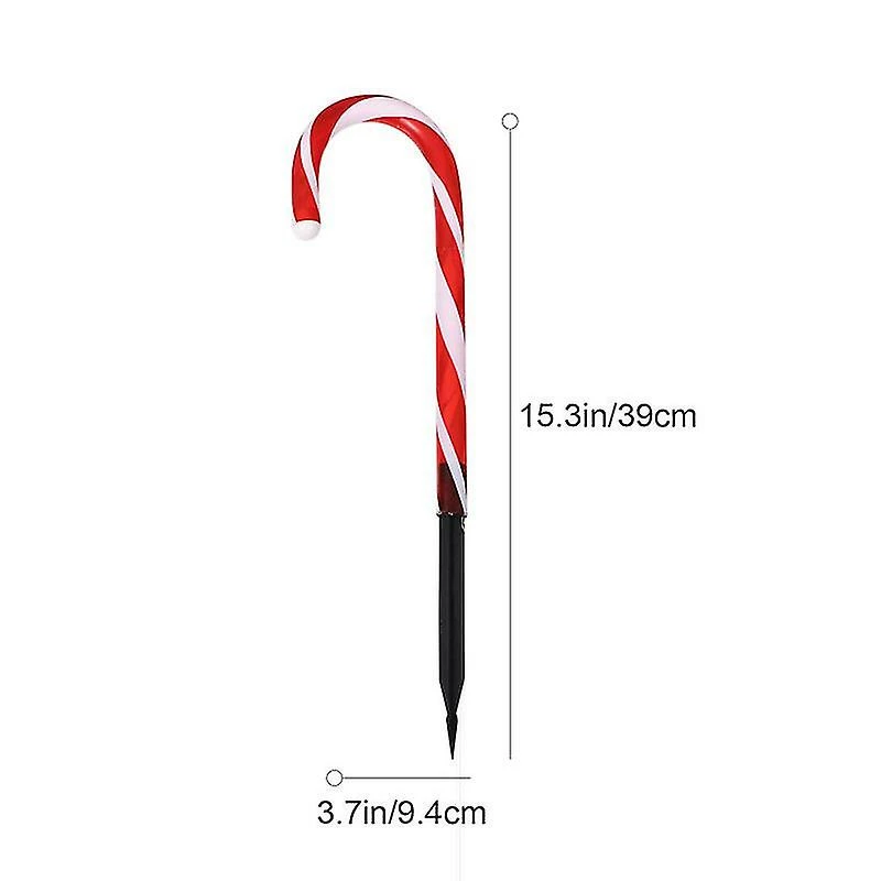 Rtopr 1 Set Solaire Ambiance De Noël Lampe Lumière Décorative 4-en-1 Canne Candy Light 2 Rtopr 1 Set Solaire Ambiance De Noël Lampe Lumière Décorative 4-en-1 Canne Candy Light – Image 2