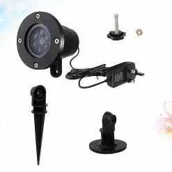 Rtopr Snowflake Projecteur Lumières Imperméable à L’eau Extérieur Double Usage Projecteur De Jardin Lampe Plug-in Christmas Illumination Lumière De Pelouse Pour Les Vacances 100-240v Avec Uk P -Glass Vases Boutique de vente 531487535 max