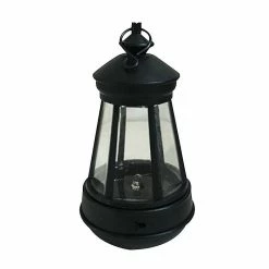 Rtopr 1pc Lampe De Jardin Solaire Led Lampe Suspendue Solaire Suspendue En Plein Air Lampe Creuse Pour Décor (noir)