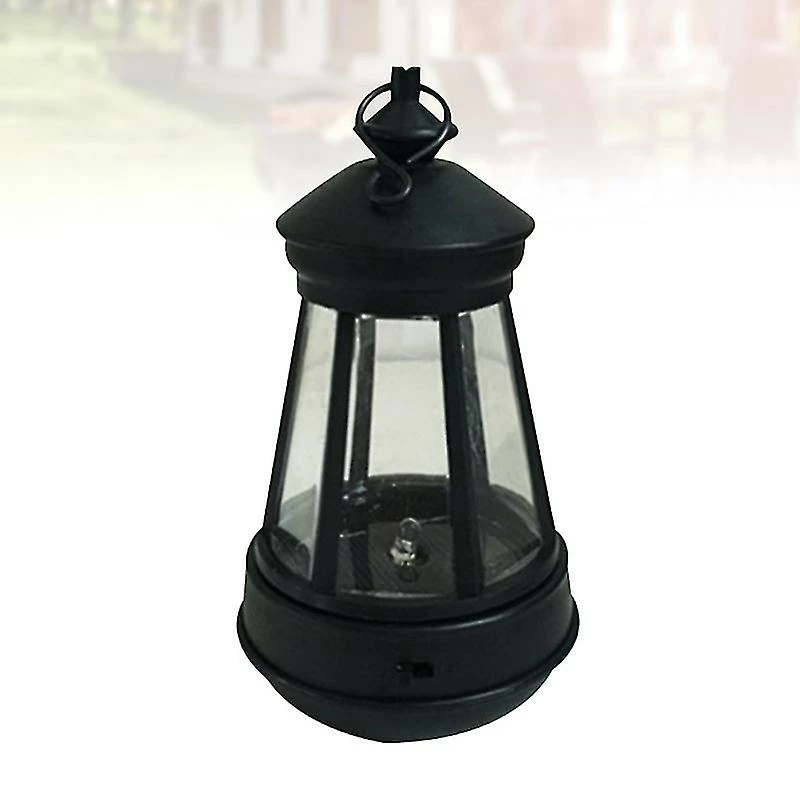 Rtopr 1pc Lampe De Jardin Solaire Led Lampe Suspendue Solaire Suspendue En Plein Air Lampe Creuse Pour Décor (noir) 3 Rtopr 1pc Lampe De Jardin Solaire Led Lampe Suspendue Solaire Suspendue En Plein Air Lampe Creuse Pour Décor (noir) – Image 3