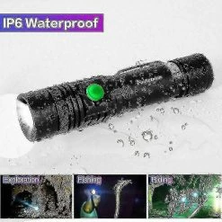 Skiyy 90000lm T6 Super Bright Portable Led Lampe De Poche Tactique Avec Zoomable -Glass Vases Boutique de vente 531804432 max