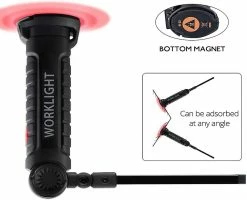 Piao Led Work Light Torche Cob Inspection Lights Lampe De Camping Rechargeable Avec Base Magnétique -Glass Vases Boutique de vente 532494979 max