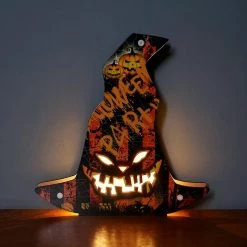 Unbranded Mode Lumière Décorative En Bois Lampe D’ambiance Accrocheuse -Glass Vases Boutique de vente 537300506 max