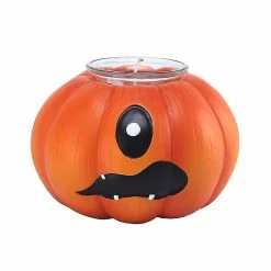 Unbranded Halloween Vampire Face Citrouille Bougeoir Bougie Lampe Chandelier Résine Décor