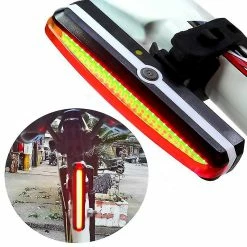 Rtopr Ultra Bright Bike Light Usb Rechargeable Bicycle Tail Lights Arrière Led Cyclisme Sécurité Lampe De Poche