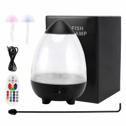 Unbranded Changement De Couleur Nuit Bureau USB Connexion Télécommande Maison Méduse Lampe