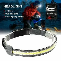 Unbranded Led Phare Usb Lampe Frontale Rechargeable Lampe De Poche étanche Pour La Course En Plein Air -Glass Vases Boutique de vente 543988291 max