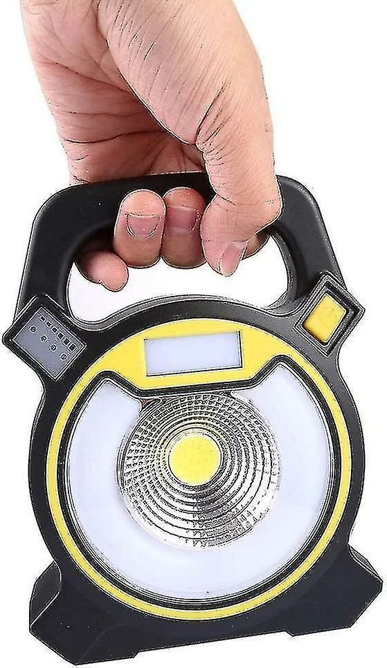 Unbranded 10w Rechargeable Portable Portable Cob Led Lampe De Travail Lampe De Camping, Lumière Blanche + Rouge Bleu Clignotant 4 Unbranded 10w Rechargeable Portable Portable Cob Led Lampe De Travail Lampe De Camping, Lumière Blanche + Rouge Bleu Clignotant – Image 4