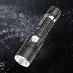 Unbranded Torche Rechargeable 1 Pièce, Lampe De Poche Zoomable étanche Ipx4, Torche LED 3 Modes, Pour Un Usage Domestique, Ca -Glass Vases Boutique de vente 548809275 max