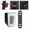 Unbranded Lumière De Vélo, Feu Arrière à LED De Vélo, Résistant Aux Intempéries, Lampe De Poche De Sécurité à Vélo Lampe D’avertissement De Queue Feux De Cyclisme