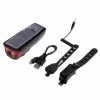 Unbranded Plaque Solaire Rechargeable USB, Feu Arrière De Vélo Rechargeable, Perles De Lampe Lumineuse 350 Lumens