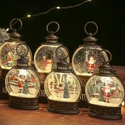 Lifepieces Décorations De Table De Noël Avec Lumières Soins Des Yeux Lampe De Sommeil De Nuit Table Placard Étagère Cabinet Décor -Glass Vases Boutique de vente 550177377 max