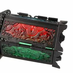 Unbranded Jinxiu Moroccan Lantern Lampe à Thé Lampe à Bougie Pendu Maison Décor Jardin. (noir) (1pcs) -Glass Vases Boutique de vente 552565540 max