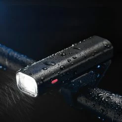 Unbranded Vélo Lumière Imperméable à La Pluie USB Rechargeable Led 2000mah Mtb Lampe Avant Phare Aluminium Ultralight Lampe De Poche Bicycle Light