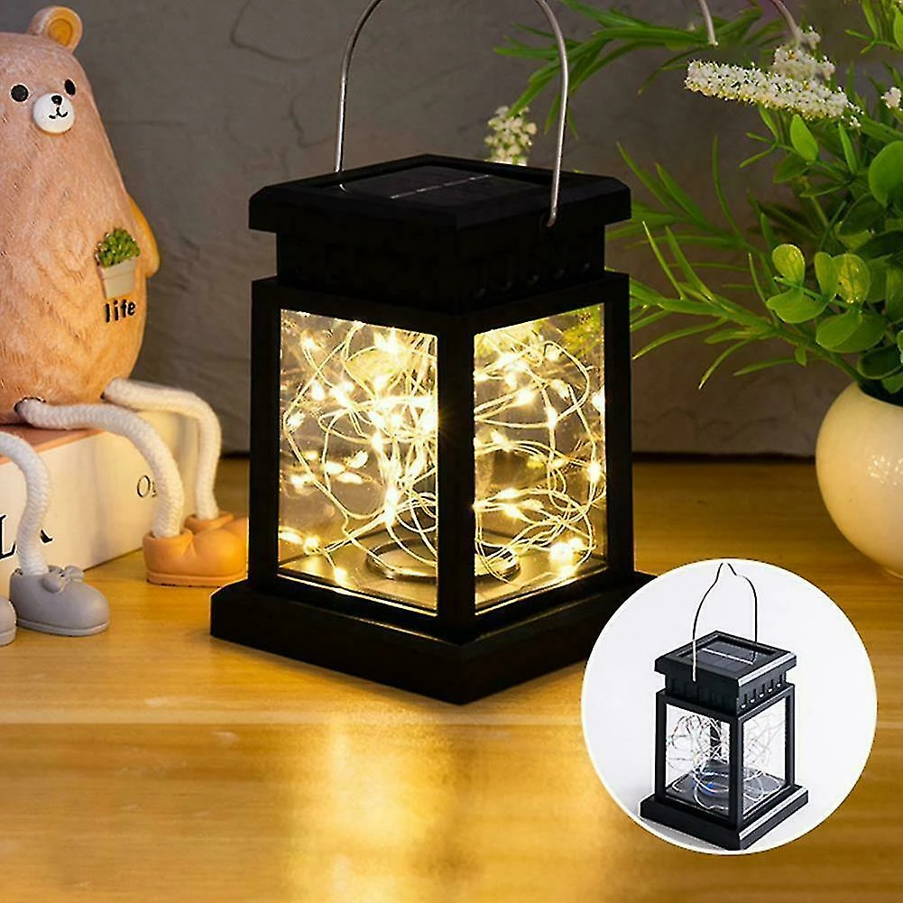 Unbranded Bougie Lanterne Lumière Jardin Paysage Lampe Suspendue Extérieur Led Alimenté. (noir)1pcs) 3 Unbranded Bougie Lanterne Lumière Jardin Paysage Lampe Suspendue Extérieur Led Alimenté. (noir)1pcs) – Image 3