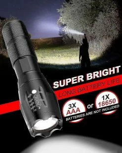 Unbranded Lampes De Poche Tactiques High Lumens [2 Pack] - Lampe De Poche LED -Glass Vases Boutique de vente 572641505 max