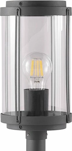 Lindby - Lampe Sur Pied - 1lumière - Aluminium, Verre - H: 40 Cm - E27 - Gris Foncé, Clair -Glass Vases Boutique de vente 574x1200