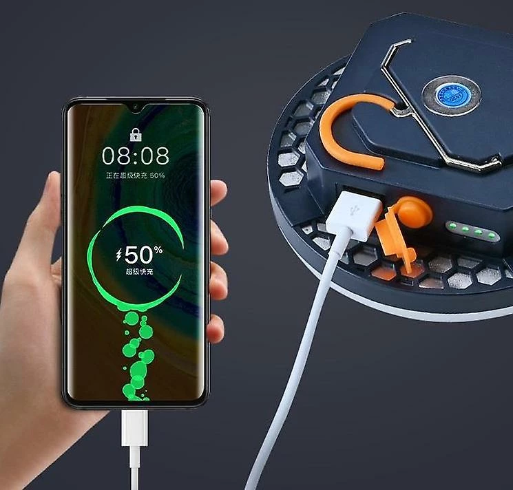 Unbranded Portable Led Camping Light Tente Lumière Avec Crochet Ip65 Lampe De Poche Étanche Power Bank Défaillance Lumière D’Urgence Convient Pour Outdool1pc-bleu 5 Unbranded Portable Led Camping Light Tente Lumière Avec Crochet Ip65 Lampe De Poche Étanche Power Bank Défaillance Lumière D’Urgence Convient Pour Outdool1pc-bleu – Image 5