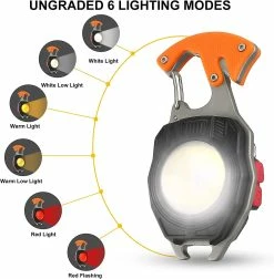 Shindat Mini Lampe De Poche Rechargeable Lampe De Poche Portable 800 Lumens Porte-clés Lumières, Avec Ouvre-bouteille, Base Magnétique, Pour Camping / Réparation / Urgence -Glass Vases Boutique de vente 586011186 max