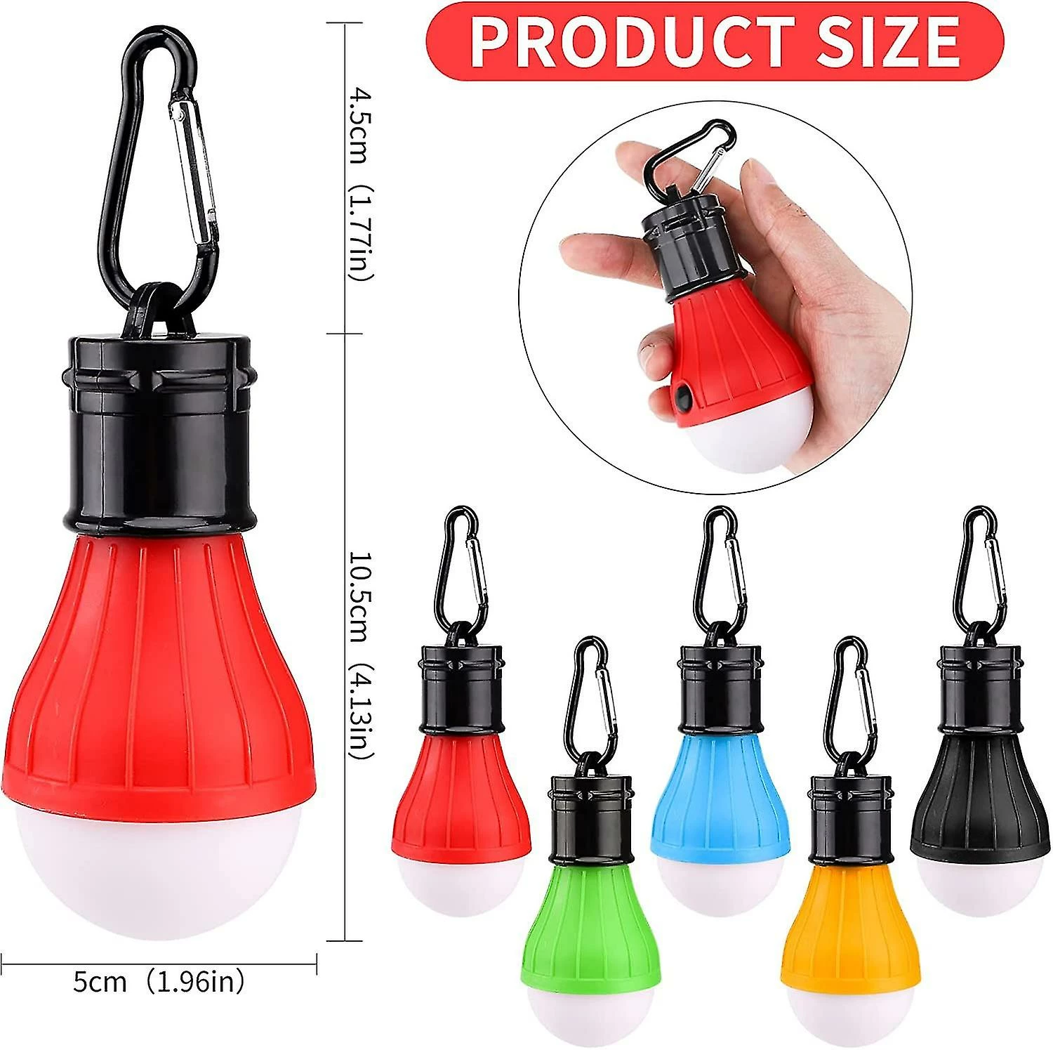 Unbranded 5 Pcs Camping Lights Led Tente Lumières Avec Mousqueton Clips Outdoor Mini Camping Lantern Portable Led Tente Lanterne Lampe 3 Modes D’Éclairage Lumière Suspendue W 2 Unbranded 5 Pcs Camping Lights Led Tente Lumières Avec Mousqueton Clips Outdoor Mini Camping Lantern Portable Led Tente Lanterne Lampe 3 Modes D’Éclairage Lumière Suspendue W – Image 2