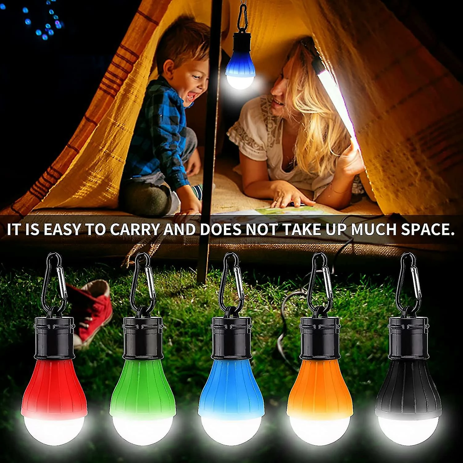 Unbranded 5 Pcs Camping Lights Led Tente Lumières Avec Mousqueton Clips Outdoor Mini Camping Lantern Portable Led Tente Lanterne Lampe 3 Modes D’Éclairage Lumière Suspendue W 4 Unbranded 5 Pcs Camping Lights Led Tente Lumières Avec Mousqueton Clips Outdoor Mini Camping Lantern Portable Led Tente Lanterne Lampe 3 Modes D’Éclairage Lumière Suspendue W – Image 4