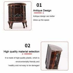 Unbranded Lampe De Cheminée Flamme Log Effet Confortable Décoration De Maison Simulation Led Feu Flamme Lampe Mode Rétro Lampe De Vent Cheminée Lampe Décoration -Glass Vases Boutique de vente 591727880 max